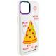 TPU+PC чохол Funny pictures with MagSafe для Apple iPhone 13 (6.1") Pizza