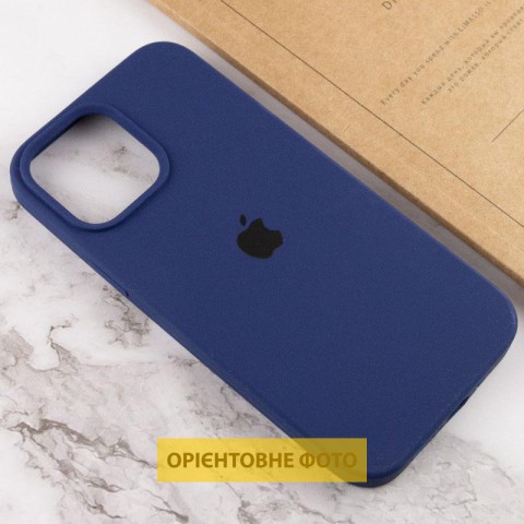 Чохол Silicone Case Full Protective (AA) для Apple iPhone 16 Plus (6.7") Синій / Deep navy