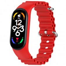 Ремінець Ocean Band для Xiaomi Mi Band 7/6/5/4/3 Червоний / Red
