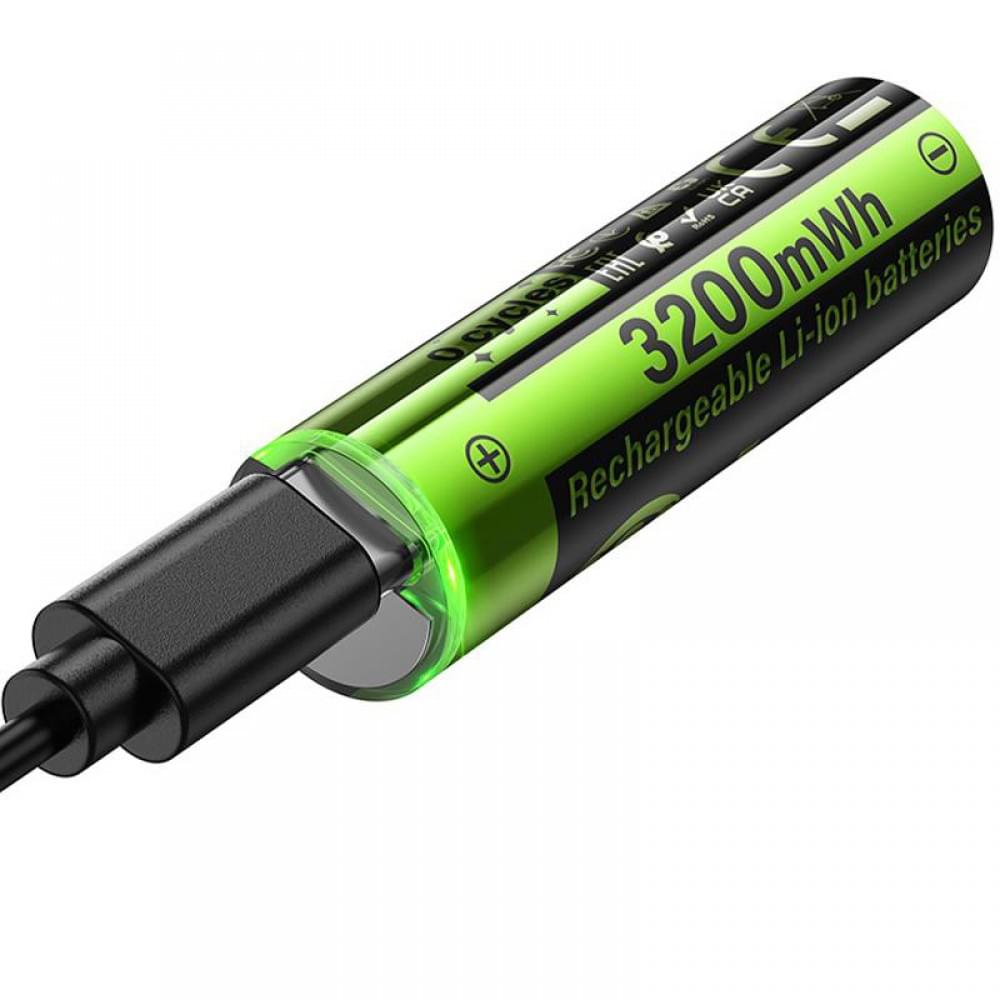 Акумуляторні батарейки Hoco JA3 Energy AA 2 pcs Black