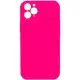 Чохол Silicone Case Square Full Camera Protective (AA) NOLOGO для Apple iPhone 11 Pro (5.8") Рожевий / Barbie pink