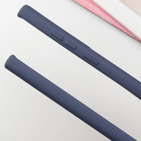 Чохол Silicone Cover Lakshmi Full Camera (AA) with logo для Samsung Galaxy S25 Ultra Синій / Midnight blue