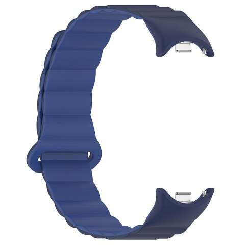 Ремінець Dual-color Magnetic для Xiaomi Mi Band 9/8/10 Navy Blue / Blue