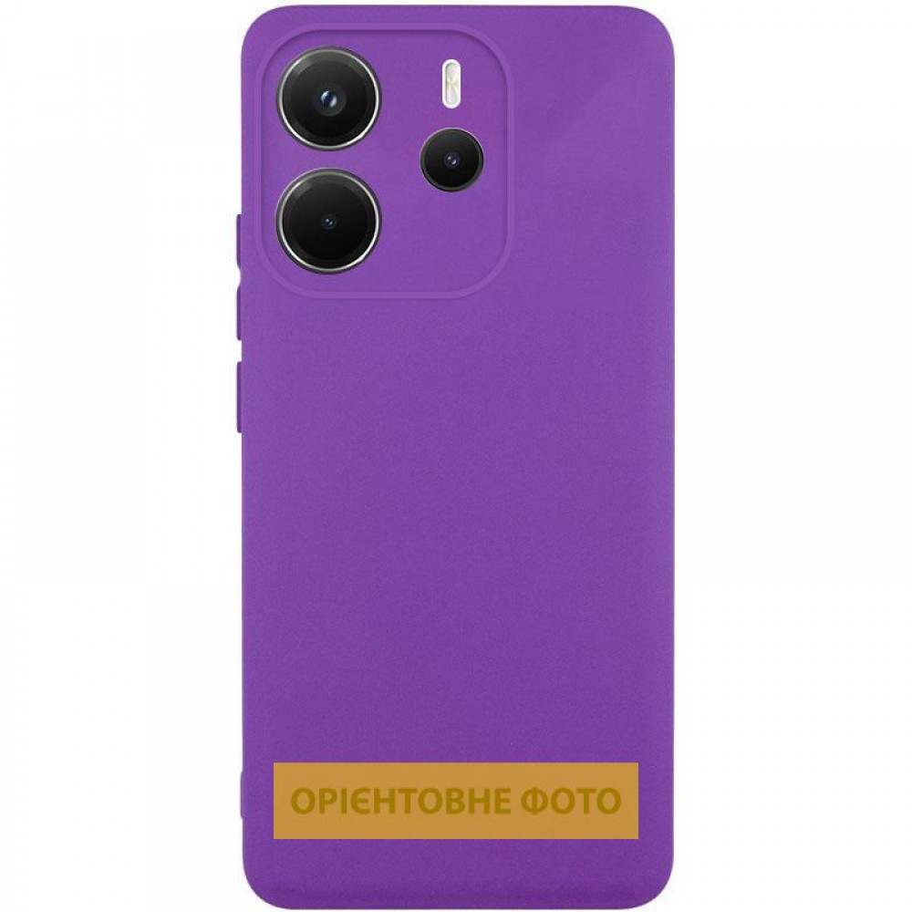 Чохол Silicone Cover Ummi Lakshmi Full Camera (AA) для Xiaomi Redmi Note 14 Pro 4G/5G Фіолетовий / Purple
