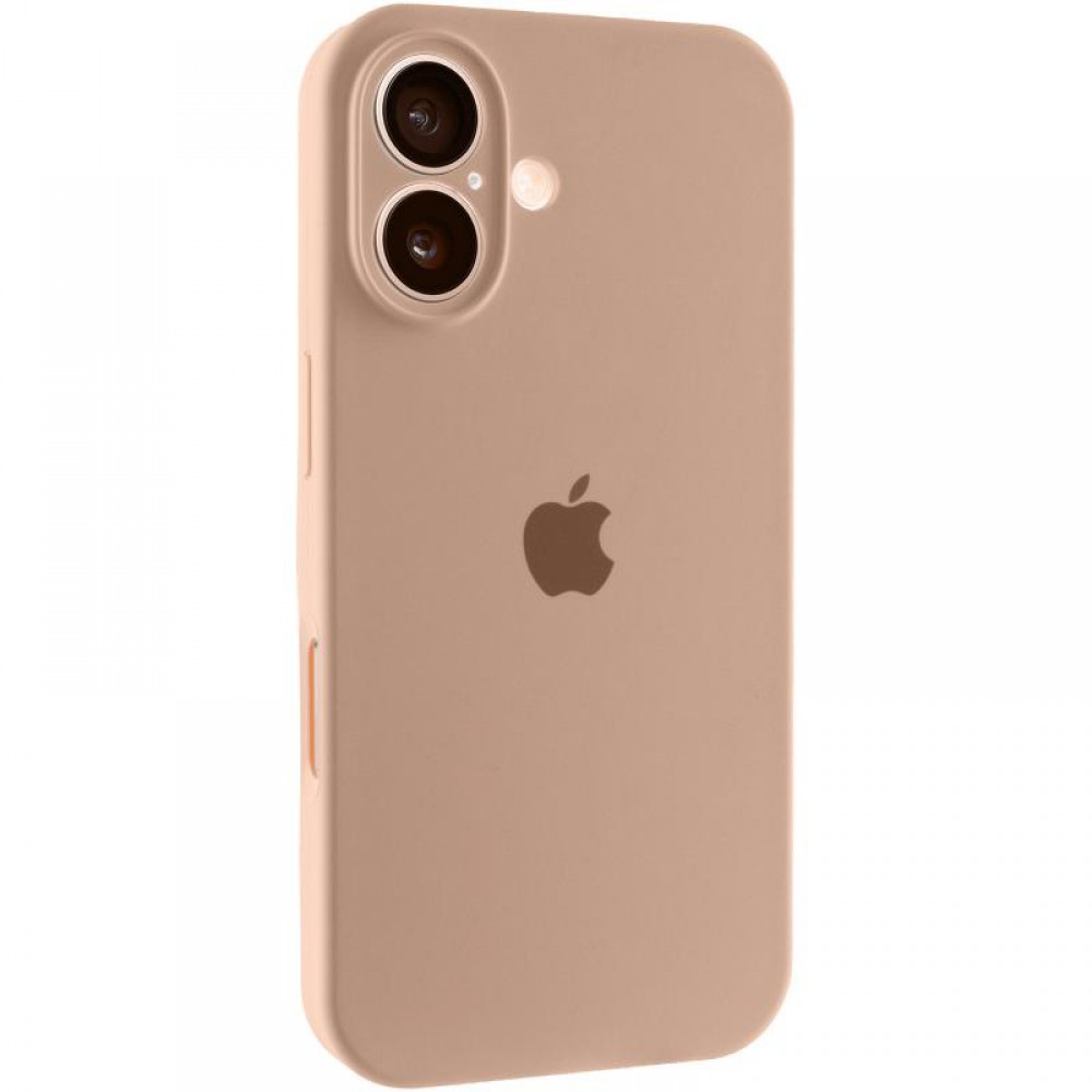 Чохол Silicone Case Full Camera Protective (AA) для Apple iPhone 16 (6.1") Бежевий / Desert Gold