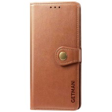 Шкіряний чохол-книжка GETMAN Gallant (PU) для Umidigi A9 Коричневий