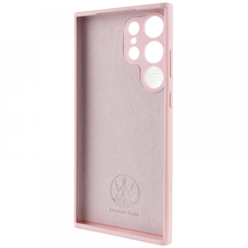 Чохол Silicone Cover Lakshmi Full Camera (AAA) with Logo для Samsung Galaxy S24 Ultra Рожевий / Pink Sand