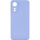 Чохол TPU GETMAN Liquid Silk Full Camera для Oppo A78 4G Бузковий / Light purple