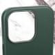 Шкіряний чохол Leather Case (AAA) with MagSafe and Animation для Apple iPhone 16 Pro Max (6.9") Green
