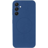 Чохол Silicone Cover Lakshmi Full Camera (AA) with MagFit для Samsung Galaxy S25 FE Синій / Navy blue