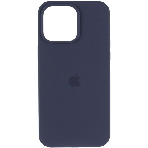 Чохол Silicone Case (AA) Logo with MagSafe для Apple iPhone 11 Pro Max (6.5") Темно-синій / Midnight blue