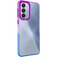 Чохол TPU+PC Fresh sip series для Samsung Galaxy A35 Синій / Фіолетовий