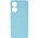 Силіконовий чохол Candy Full Camera для Oppo Reno 8 T 4G Бірюзовий / Turquoise