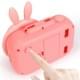 Фотокамера-генератор мильних бульбашок 9996 Children's camera Rabbit / Pink