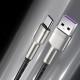 Дата кабель Baseus Cafule Metal Data USB to Type-C 66W (2m) (CAKF0002) Black