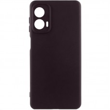 Чохол Silicone Cover Lakshmi Full Camera (AA) для Motorola Moto G24 Шоколадный / Chocolate