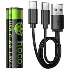 Акумуляторні батарейки Hoco JA3 Energy AA 2 pcs Black