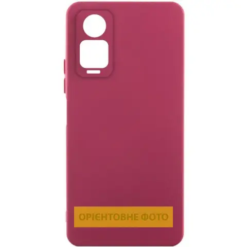 Чохол Silicone Cover Ummi Lakshmi Full Camera (AA) для Xiaomi 13T / 13T Pro Бордовий / Marsala