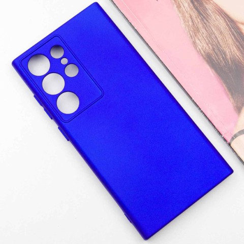 Чохол Silicone Cover Lakshmi Full Camera (A) для Samsung Galaxy S24 Ultra Синій / Iris