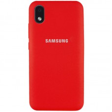 Чохол Silicone Cover Full Protective (AA) для Samsung Galaxy M01 Core / A01 Core Червоний / Red