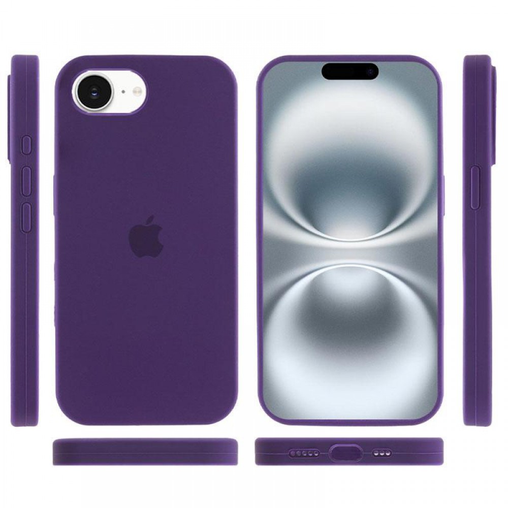 Чохол Silicone Case Full Protective (AA) для Apple iPhone 16e (6.1") Фіолетовий / Amethyst