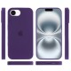Чохол Silicone Case Full Protective (AA) для Apple iPhone 16e (6.1") Фіолетовий / Amethyst