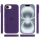 Чохол Silicone Case Full Protective (AA) для Apple iPhone 16e / 17e (6.1") Фіолетовий / Amethyst