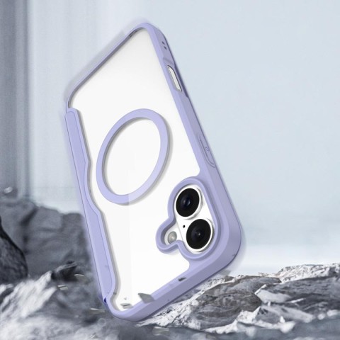 Чохол-книжка Dux Ducis Skin X Pro with MagSafe для Apple iPhone 16 (6.1") Purple