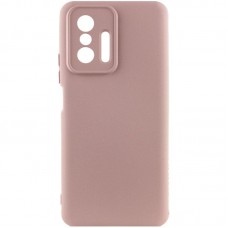 Чохол Silicone Cover Ummi Lakshmi Full Camera (AA) для Xiaomi 11T / 11T Pro Рожевий / Pink Sand