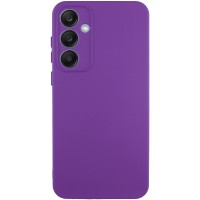 Чохол TPU GETMAN Liquid Silk Full Camera для Samsung Galaxy S24 FE Фіолетовий / Purple