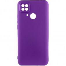 Чохол TPU GETMAN Liquid Silk Full Camera для Xiaomi Redmi 10C Фіолетовий / Purple