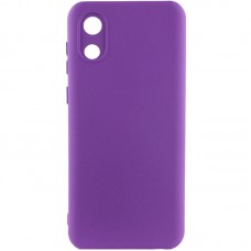Чохол Silicone Cover Lakshmi Full Camera (A) для Samsung Galaxy A03 Core Фіолетовий / Purple