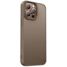 TPU чохол Carbon Protective with Magsafe для Apple iPhone 14 Pro (6.1") Coffee TPU чохол Carbon Protective with Magsafe для Apple iPhone 14 Pro (6.1") Coffee
