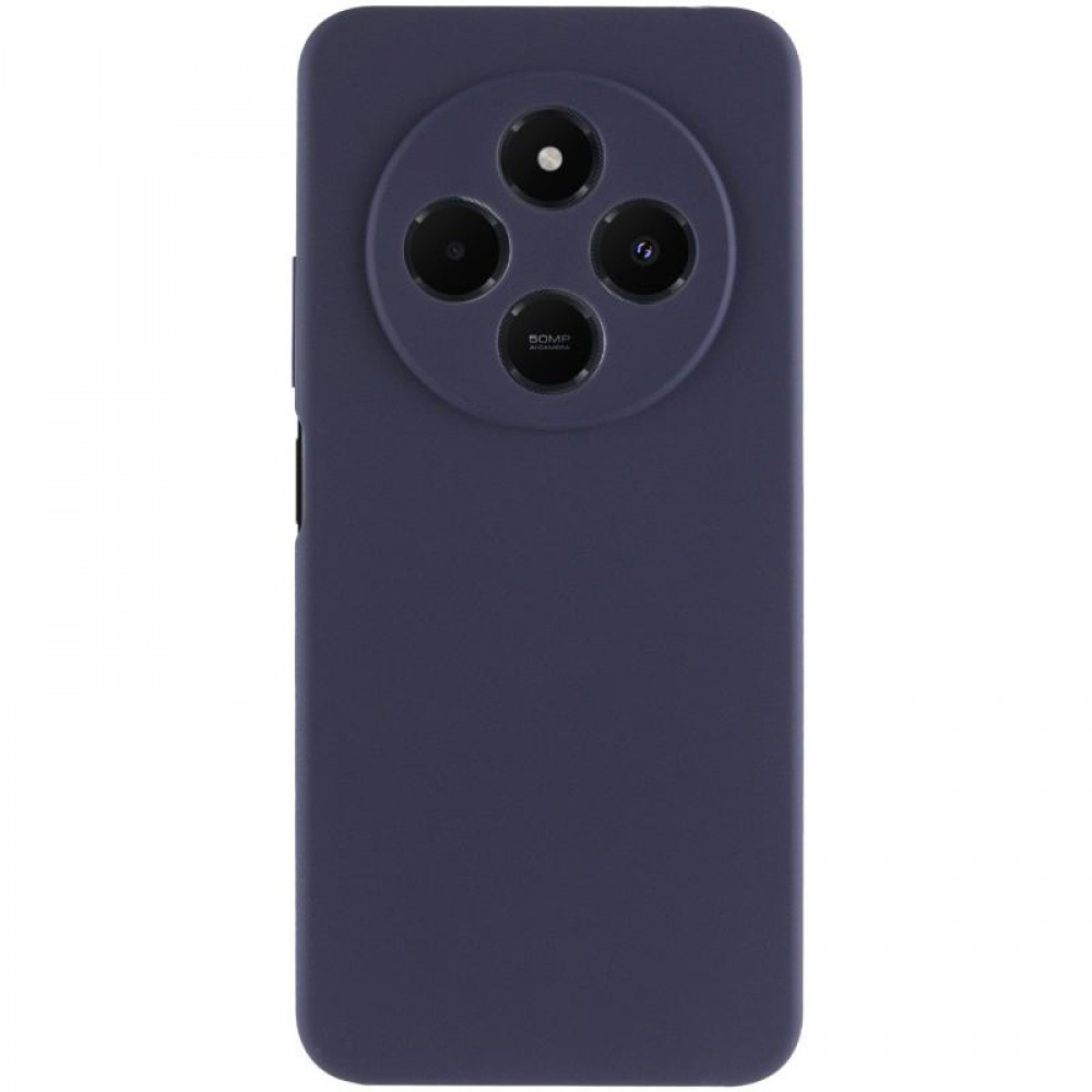 Чохол Silicone Cover Ummi Lakshmi Full Camera (AA) для Xiaomi Redmi 14C / Poco C75 Синій / Midnight Blue