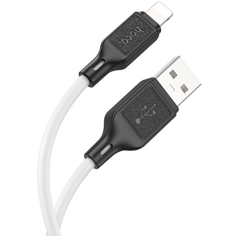 Дата кабель Hoco X90 Cool silicone USB to Lightning (1m) White