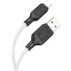 Дата кабель Hoco X90 Cool silicone USB to Lightning (1m) White