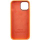 Чохол Silicone Case Metal Buttons (AA) для Apple iPhone 12 Pro Max (6.7") Помаранчевий / Marigold
