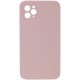 Silicone Case Square Full Camera Protective (AA) NOLOGO для Apple iPhone 11 Pro Max (6.5") Рожевий / Pink Sand