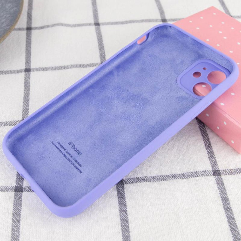 Чехол Silicone Case Full Camera Protective (AA) для Apple iPhone 12 (6.1")