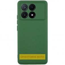 Чохол TPU GETMAN Liquid Silk Full Camera для Xiaomi Poco X6 / Note 13 Pro 5G Зелений / Dark green