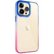 Чохол TPU+PC Fresh sip series для Apple iPhone 14 Pro Max (6.7") Рожевий / Синій