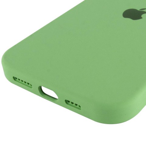 Чохол Silicone Case Full Protective (AA) для Apple iPhone 16 Pro (6.3") М'ятний / Mint