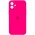 Чохол Silicone Case Full Camera Protective (AA) для Apple iPhone 12 (6.1") Рожевий / Barbie pink