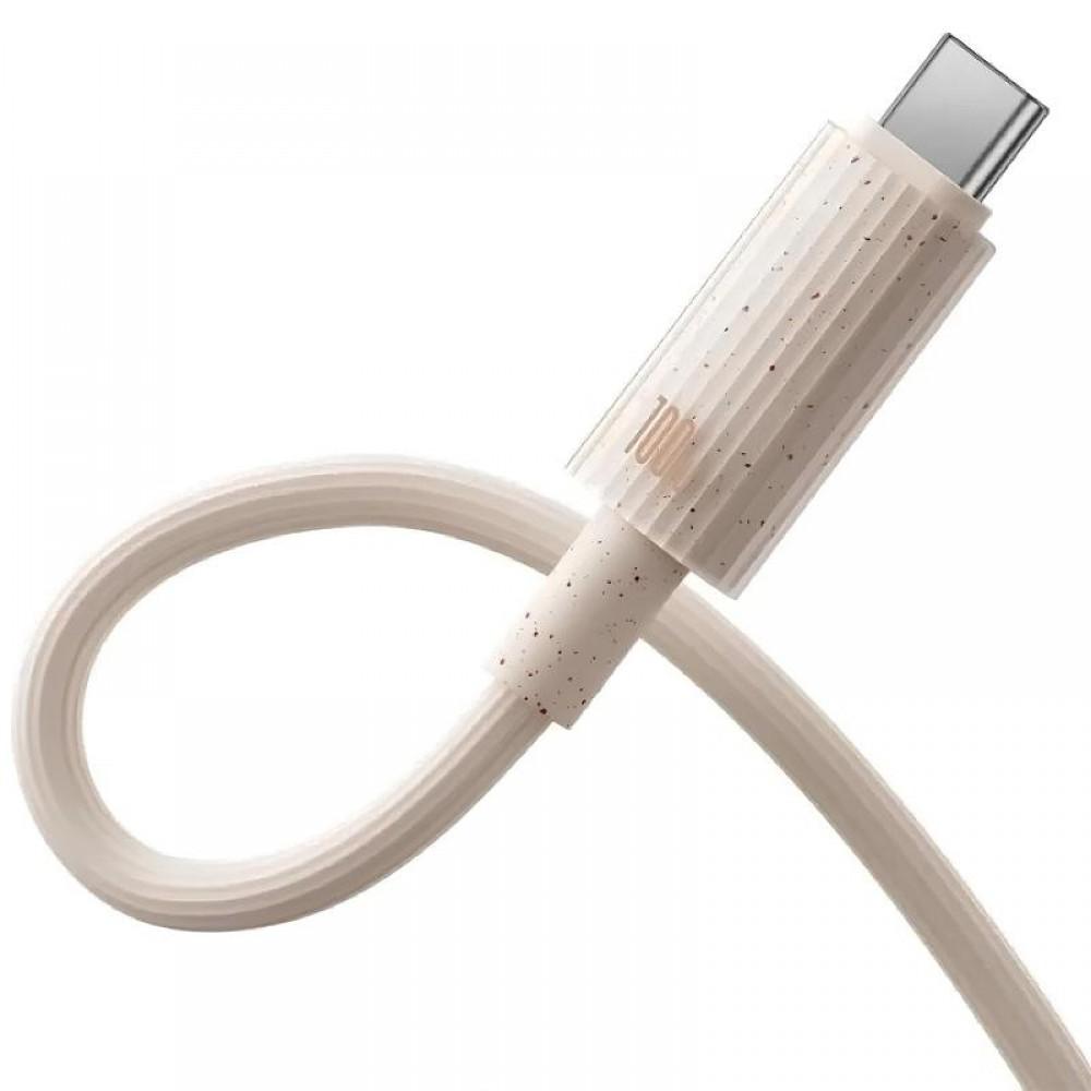 Дата кабель Baseus Habitat Series Fast Charging USB to Type-C 100W (2m) (P1036020) Wheat Pink
