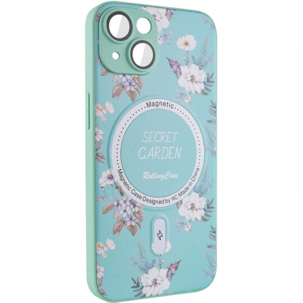 TPU+PC чехол Secret Garden with MagSafe для Apple iPhone 15 (6.1")