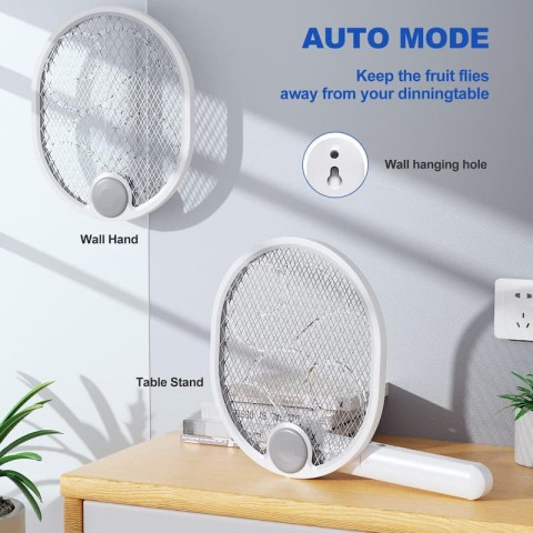 Пастка для комах з UV підсвічуванням WD-956 Rechargeable 1200 mAh White