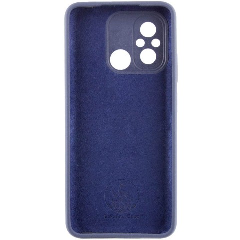 Чохол Silicone Cover Lakshmi Full Camera (AAA) для Xiaomi Redmi 12C Темно-синій / Midnight blue