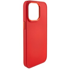 TPU чохол Bonbon Metal Style для Apple iPhone 14 Pro Max (6.7") Червоний / Red