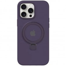 Чохол Silicone Case Full Protective with Ring для Apple iPhone 15 Pro (6.1") Purple