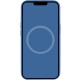 Чохол Silicone case (AAA) with Magsafe and Animation для Apple iPhone 13 (6.1") Синій / Blue Jay
